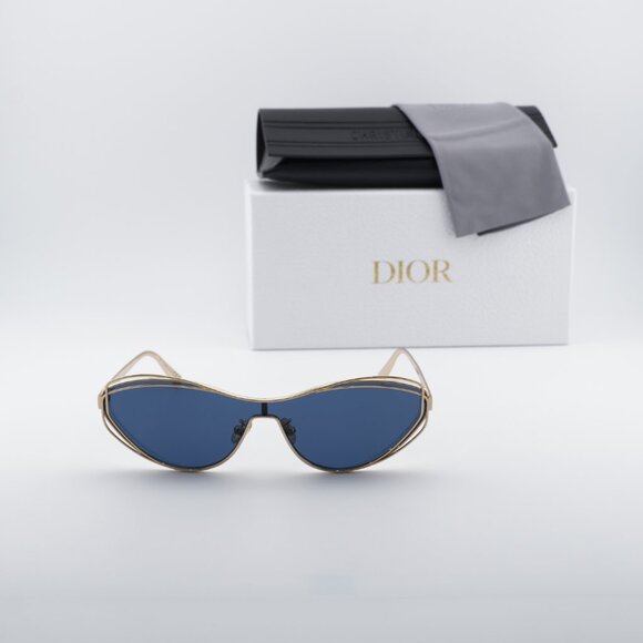 Dior FILDIOR M1U B0B0 Cat Eye Sunglasses - Gold/Blue main image 9